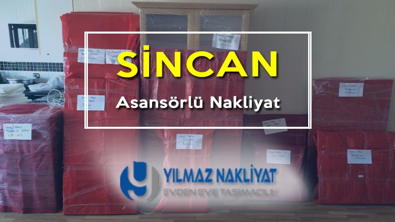 Sincan asansörlü nakliyat